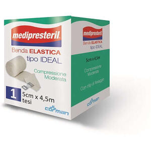 Medi presteril - Benda elastica medipresteril ideal compressione moderata m4,5x5cm tesi