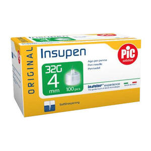 Insupen original - Ago per penna pic insupen orginal gauge 32,5x4 mm 100 pezzi