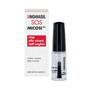 Unghiasil - Antimicotico  sos micosi in flacone di vetro 5 ml con pennello applicatore + astuccio