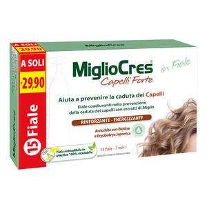 F&f - Migliocres capelli forte 15 fiale x 7 ml