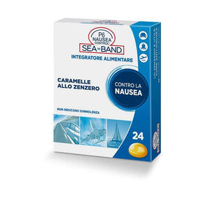 P6 nausea control - Caramelle anti nausea viaggio allo zenzero 24 pezzi