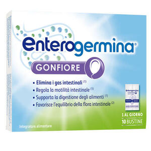 Enterogermina - Gonfiore 10 bustine bipartite