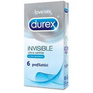 Durex - Invisible profilattico 6 pezzi