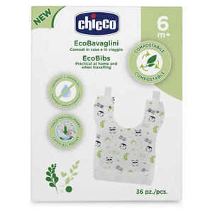 Chicco - Bavaglini monouso compostabili 36 pezzi