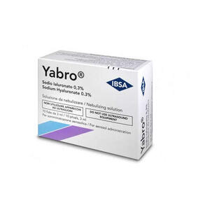 Yabro - 10 fiale 3ml acido ialuronico 0,3% soluzione per nebulizzatore