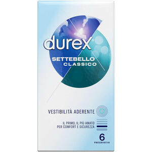 Durex - Profilattico  settebello classico 6 pezzi