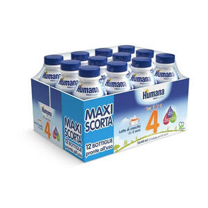 Humana - 4 probalance multipack 12 bottiglie da 470 ml