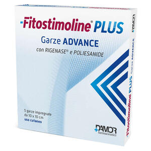 Garze advance - Fitostimoline plus  impregnate 10x10 cm 5 pezzi