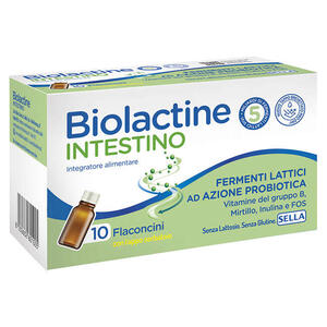 Biolactine - Intestino 5mld 10 flaconcini 9 ml