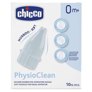 Chicco - Ricambi morbidi per aspiratore nasale  physioclean