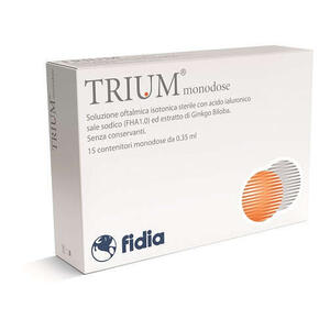 Trium - Monodose gocce oculari 15 flaconcini