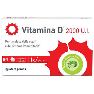 Metagenics - Vitamina d 2000 ui 84 compresse