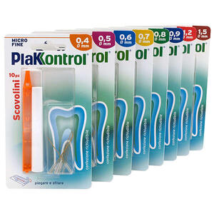 Plakkontrol - Minigrip scovolino 0,8 mm 10 pezzi